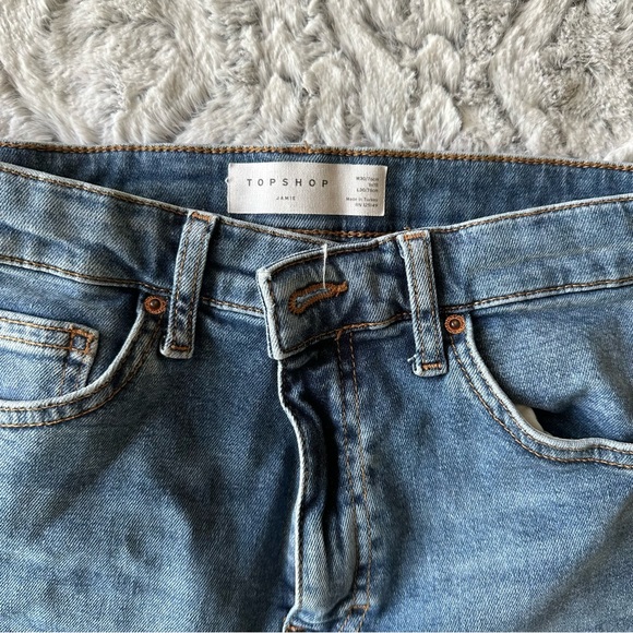 Topshop Jamie Distressed Knee Jeans size 30 - Picture 3 of 8
